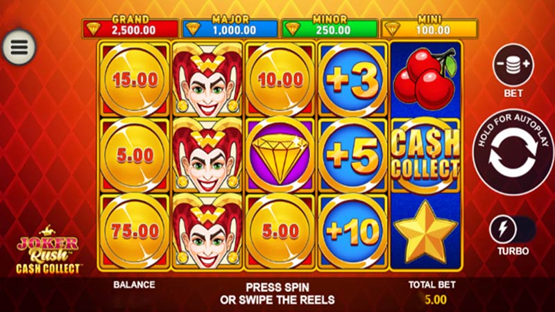 Joker Rush Cash Collect