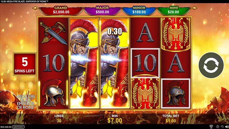 Mega Fire Blaze Emperor of Rome A1