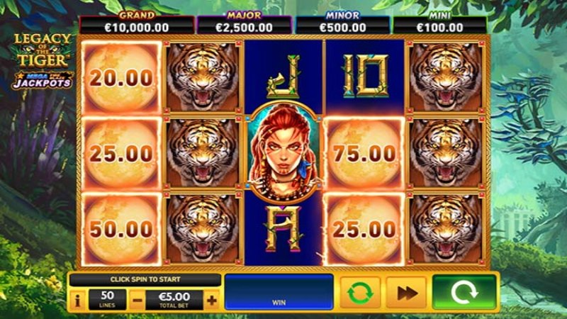 Mega Fire Blaze Jackpots Legacy of the Tiger