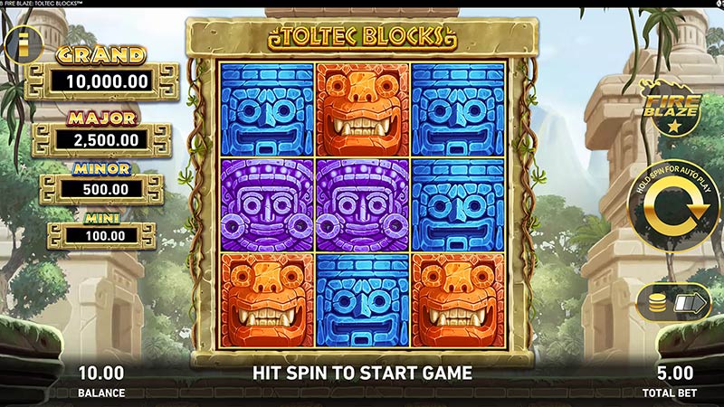 POP Fire Blaze Toltec Blocks