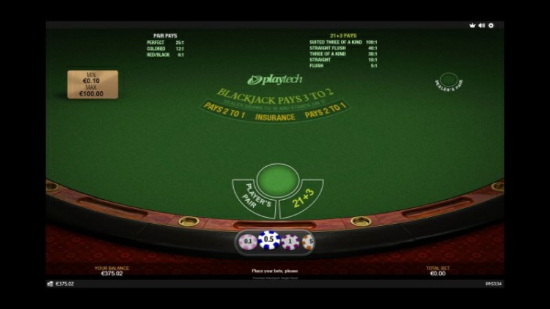 Premium Blackjack Single Hand