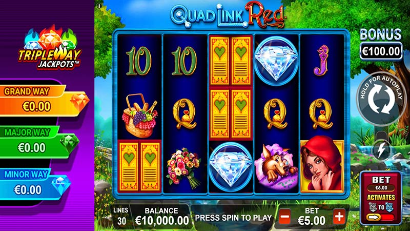 Quad Link Red