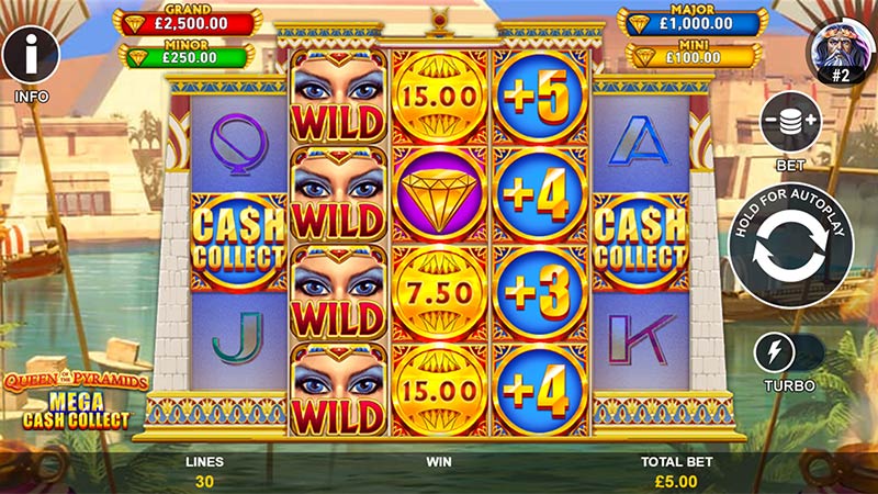 Queen of the Pyramids Mega Cash Collect