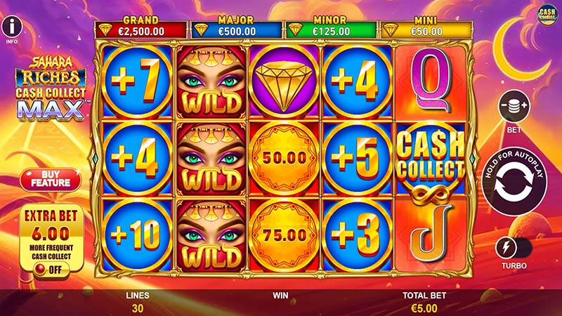 Sahara Riches Cash Collect Max