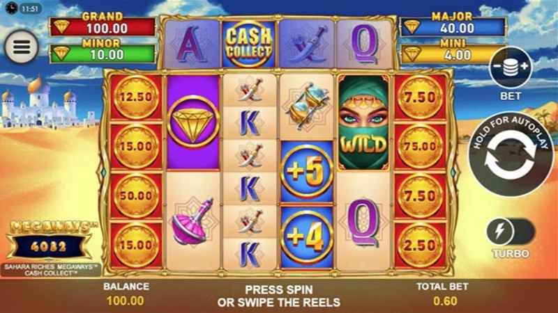 Sahara Riches Cash Collect Megaways