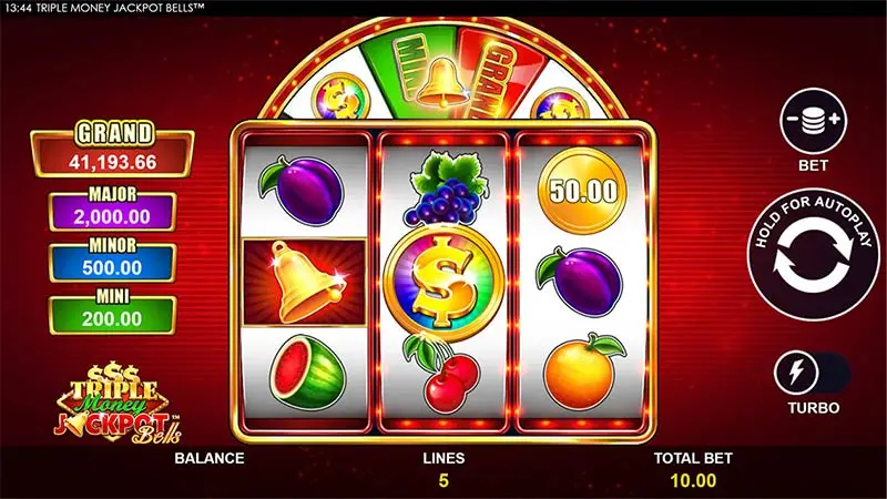 Triple Money Jackpot Bells