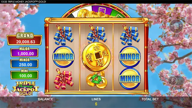 Triple Money Jackpot Gold