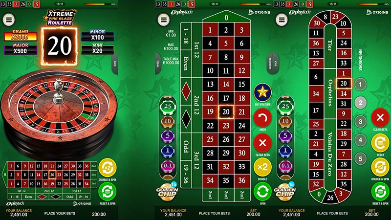 Xtreme Fire Blaze Roulette BF