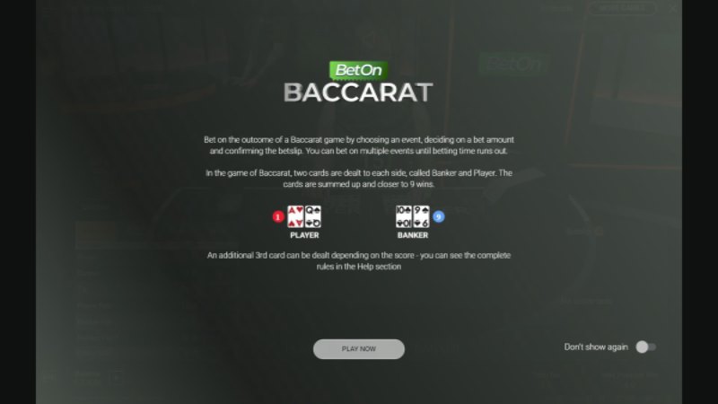 Bet On Baccarat