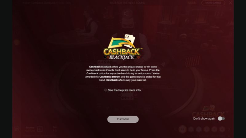 Italian Cashback Blackjack