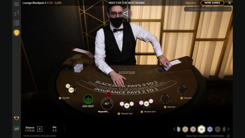 Lounge Blackjack 3