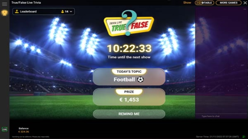 True or False Trivia Show