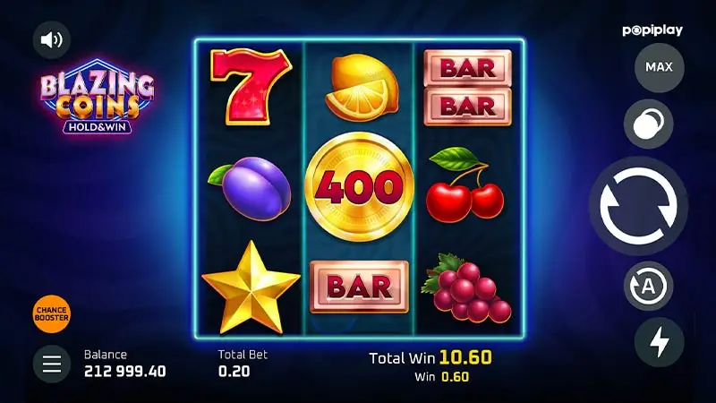 Blazing Coins Hold and Win