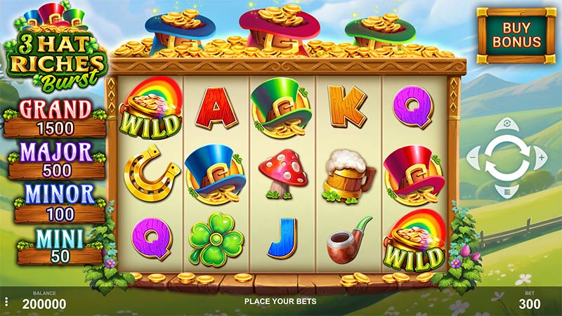 3 Hat Riches Burst