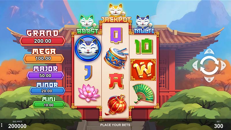 3 Lucky Maneki Hold and Spin