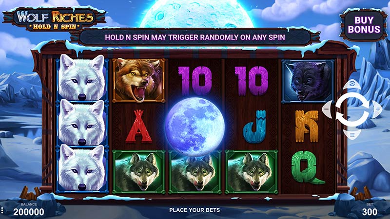 Wolf Riches Hold n Spin