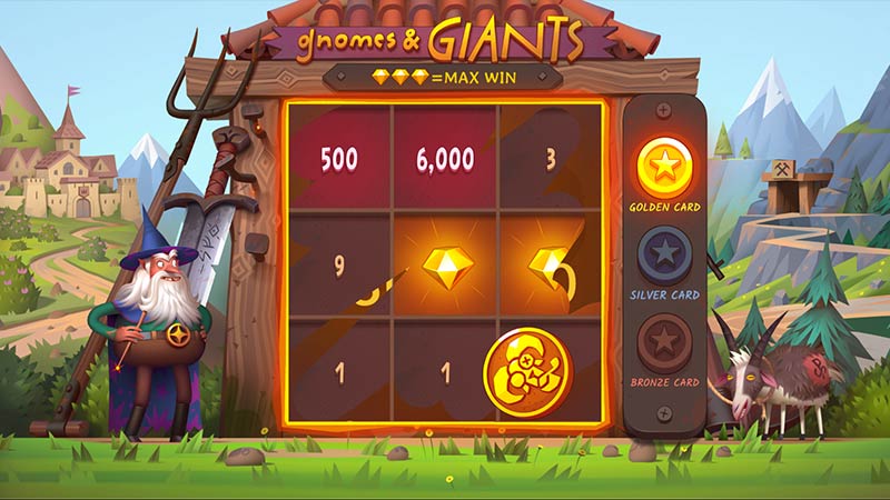 Gnomes and Giants Scratchcard