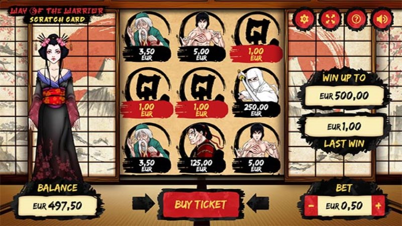 Way of the Warrior Scratch Card