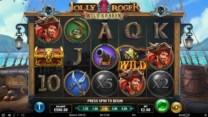 Jolly Roger Wild Kraken