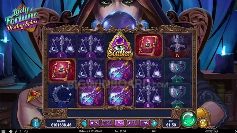 Lady of Fortune Destiny Spins