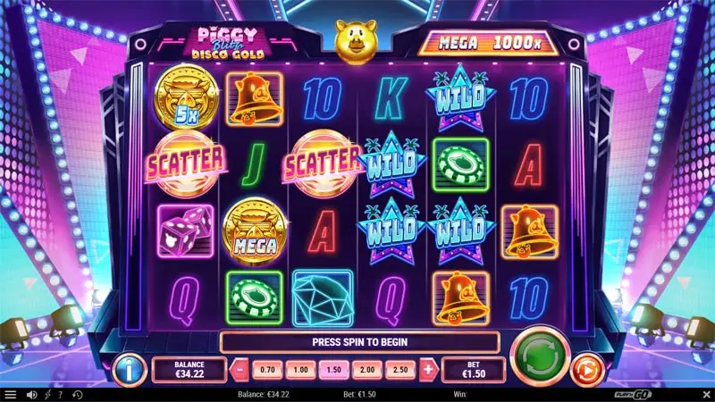Piggy Blitz Disco Gold