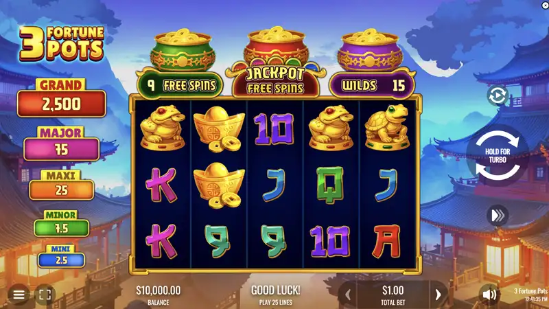 3 Fortune Pots