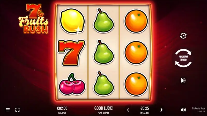 7 and Fruits Rush