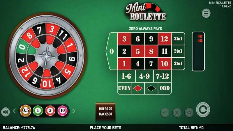 Mini Roulette