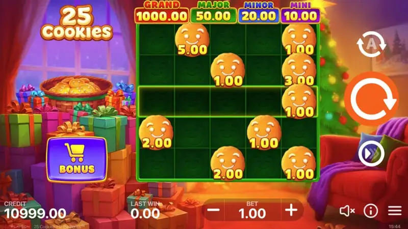 25 Cookies Hit the Bonus