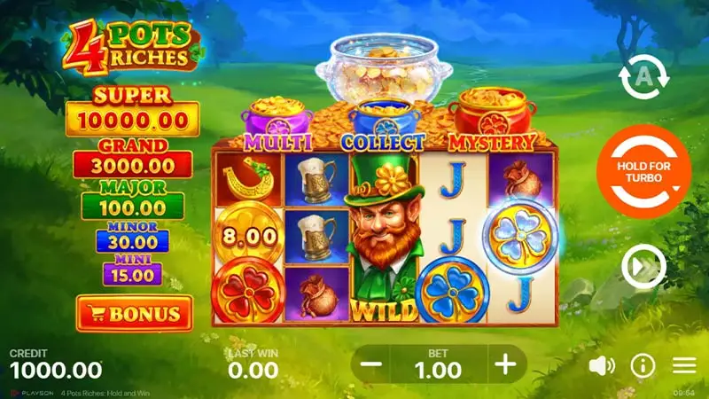 4 Pots Riches Hold and Win