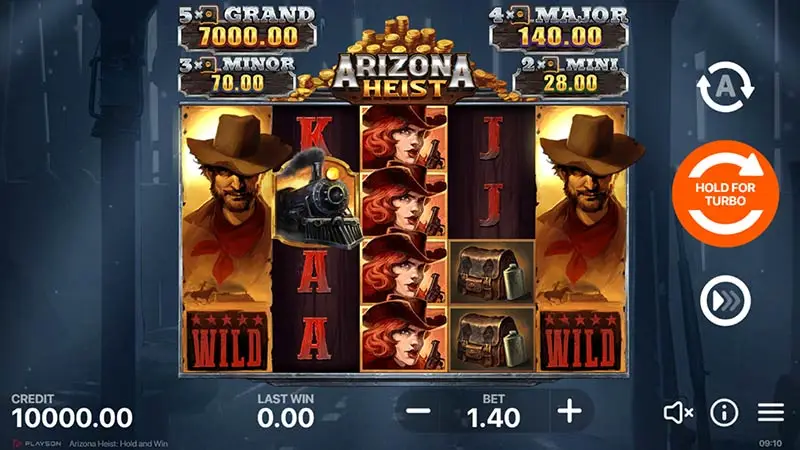 Arizona Heist Hold and Win