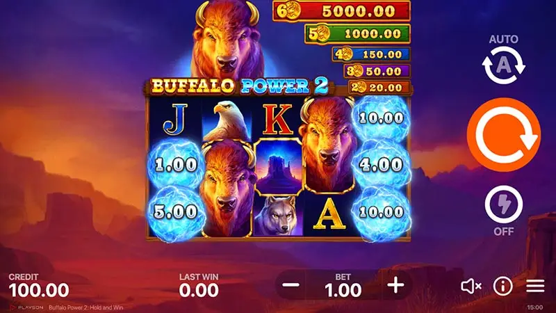 Buffalo Power 2 Hold and Win
