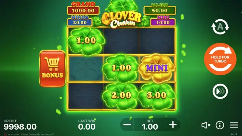 Clover Charm Hit the Bonus