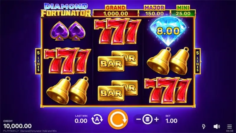Diamond Fortunator Hold and Win