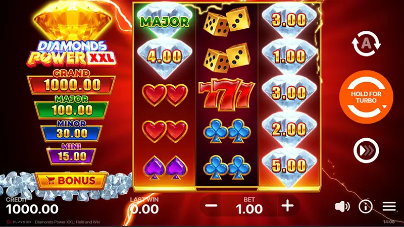 Diamonds Power XXL Hold and Win