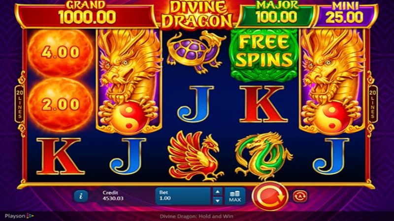 Divine Dragon Hold and Win