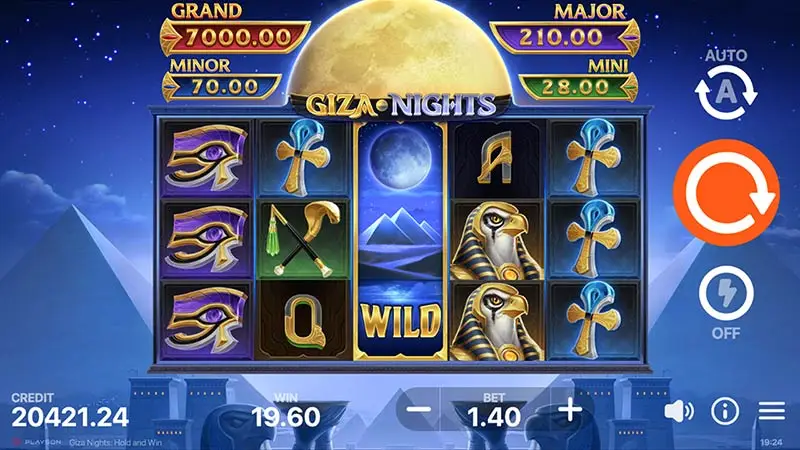 Giza Nights Hold and Win