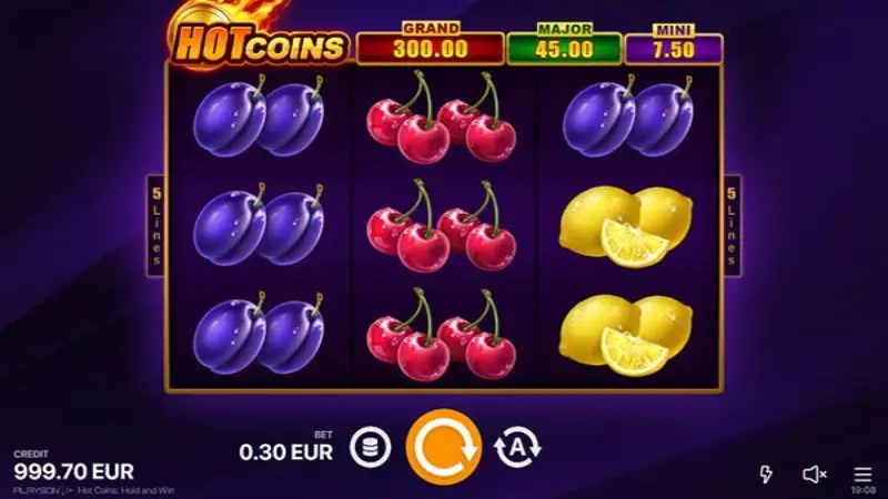 Hot Coins Hold and Win