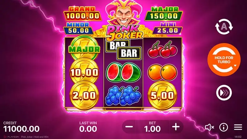 Pink Joker Hold and Win