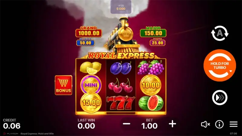 Royal Express Hold and Win