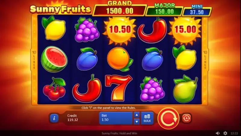 Sunny Fruits Hold and Win