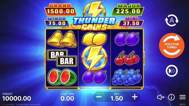 Thunder Coins Hold And Win