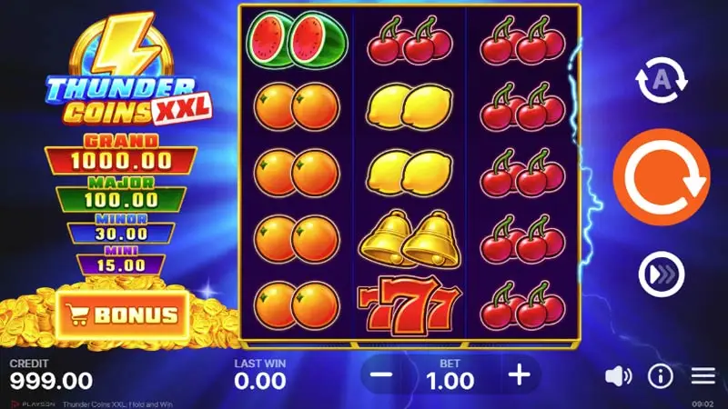 Thunder Coins XXL Hold and Win