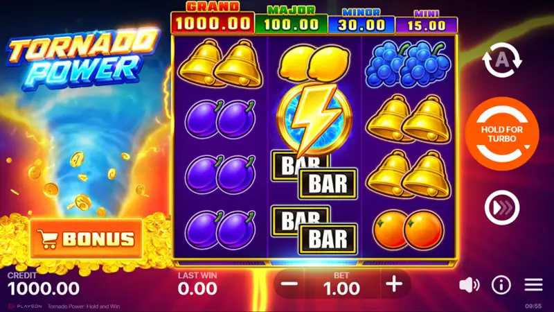 Tornado Power Hold and Win