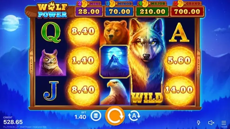 Wolf Power Hold and Win