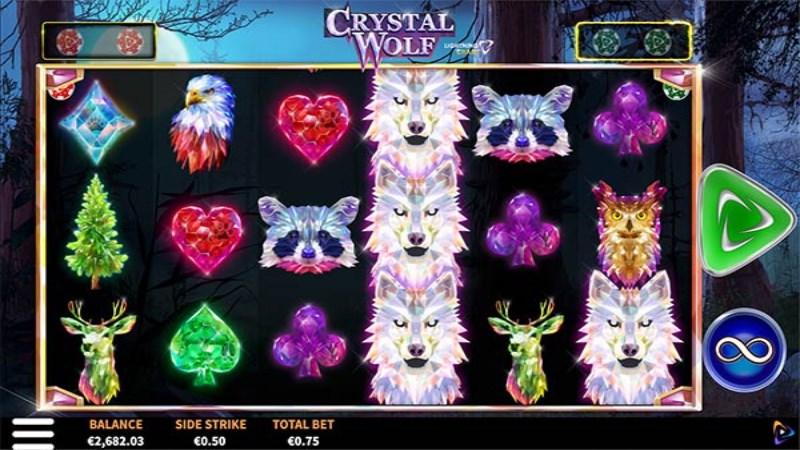 Crystal Wolf Lightning Chase