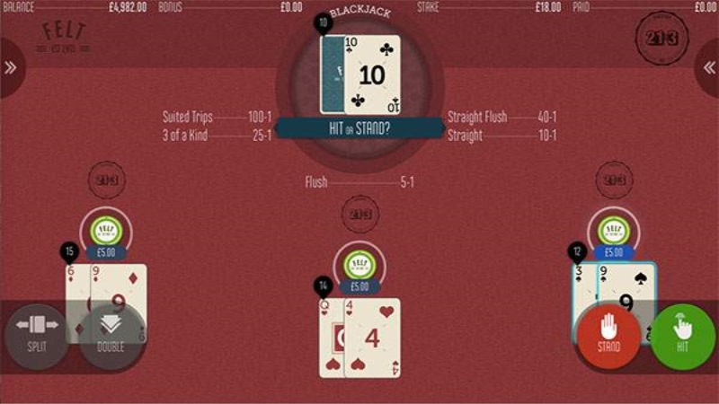 21+3 Blackjack