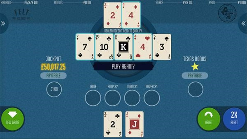 Texas Holdem Bonus
