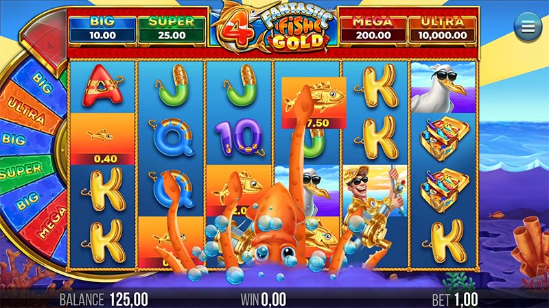 4 Fantastic Fish Gold