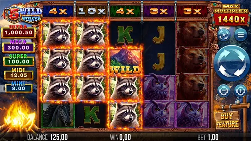 5 WILD WOLVES